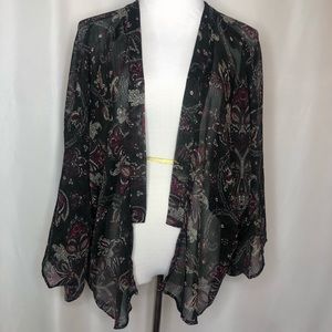 Sheer Patterned Kimono